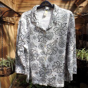 COPY - Sun Moda lightweight shirt/jacket – ¾ sleeve